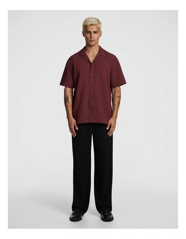 Marley Jersey Shirt in Burgundy image 6