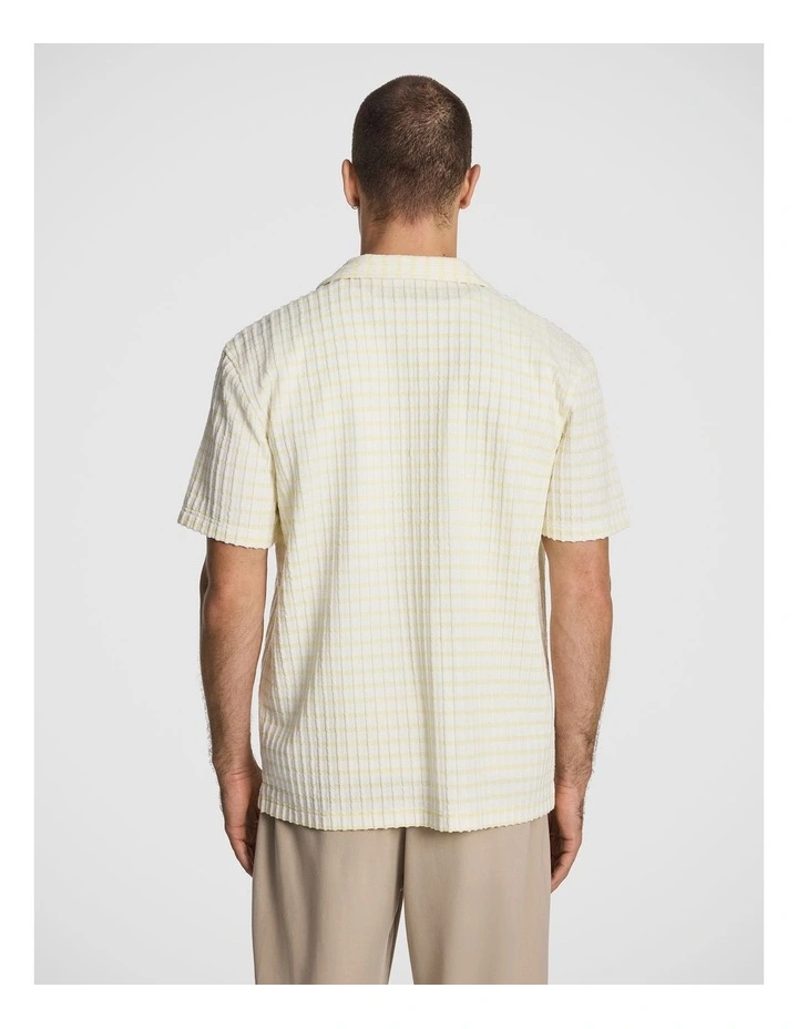 Frankie Textured Shirt in Yellow image 2