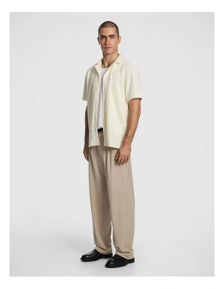 Frankie Textured Shirt in Yellow image 4