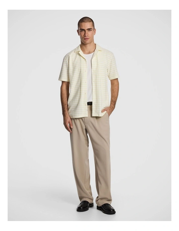 Frankie Textured Shirt in Yellow image 5