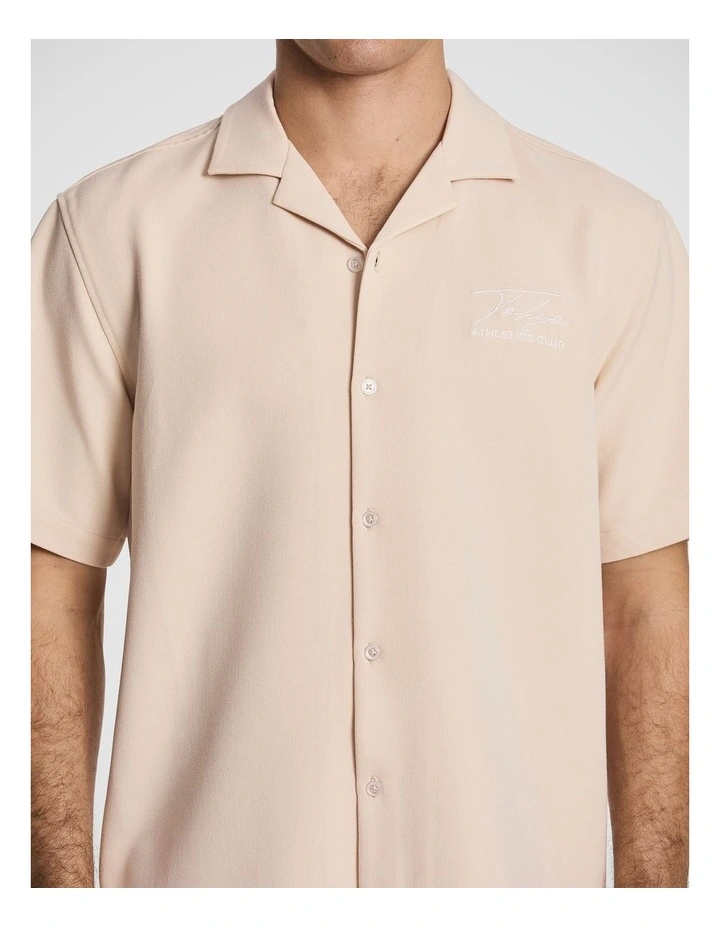 Bobby Embroidered Shirt in Natural image 3