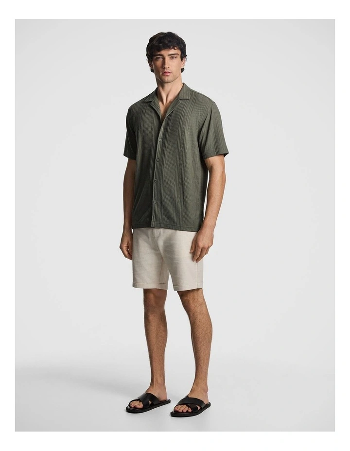 Ziven Jersey Shirt in Green image 4