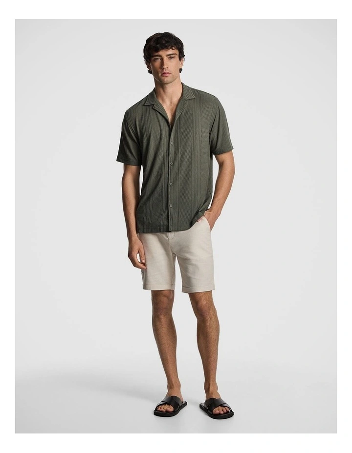 Ziven Jersey Shirt in Green image 5