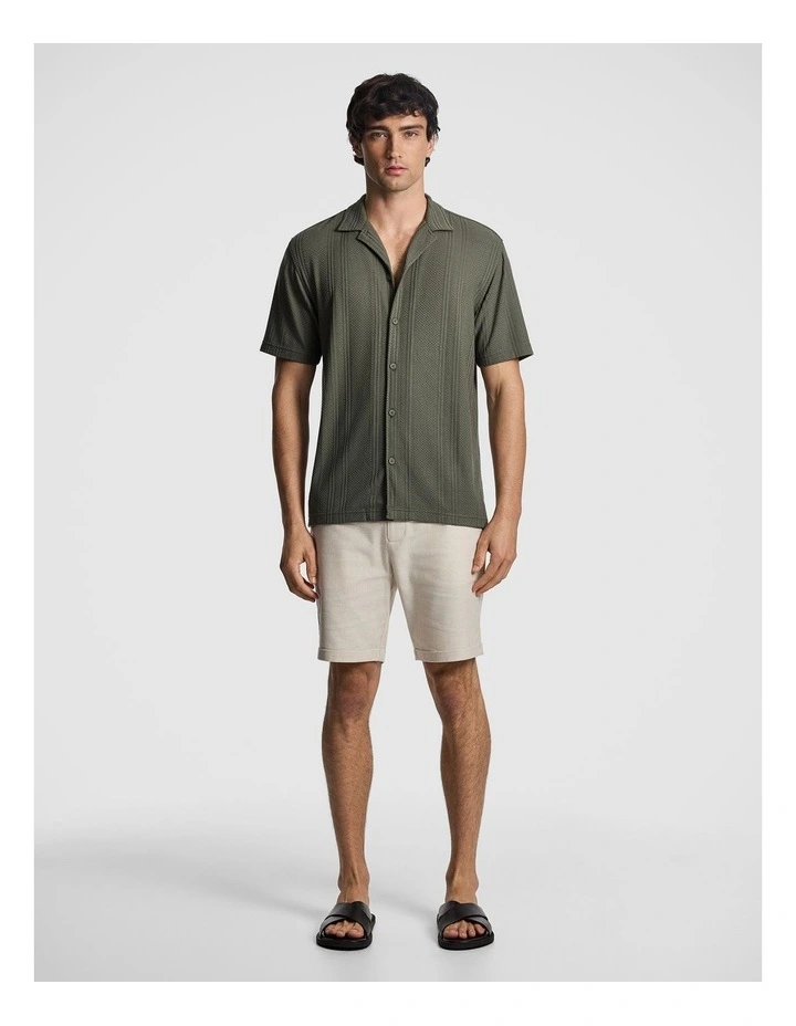 Ziven Jersey Shirt in Green image 6