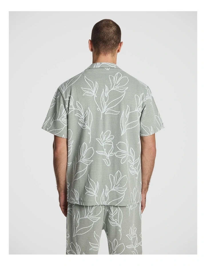 Dowsett Textured Shirt in Sage image 2