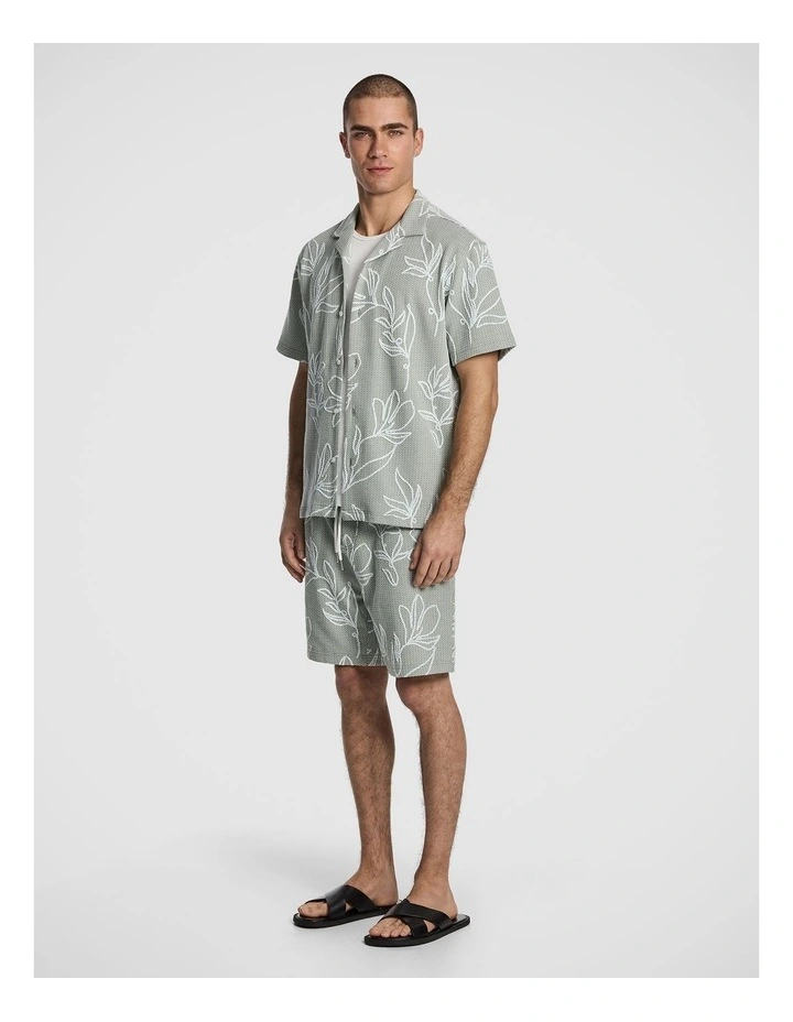 Dowsett Textured Shirt in Sage image 4