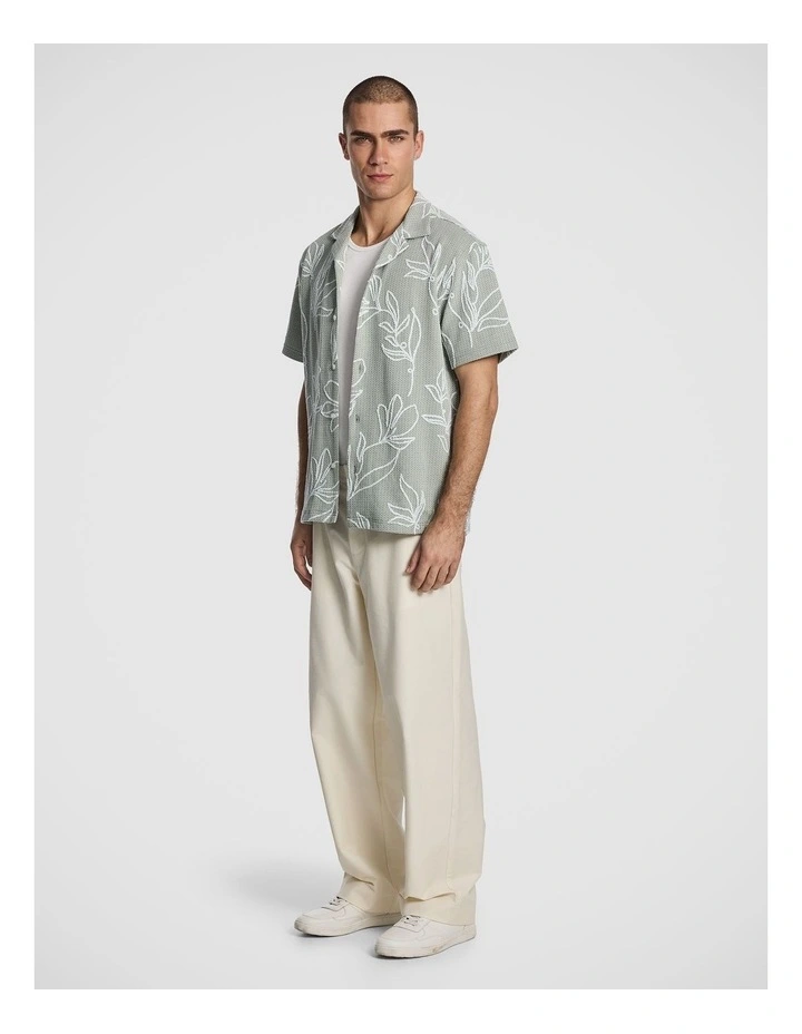 Dowsett Textured Shirt in Sage image 5