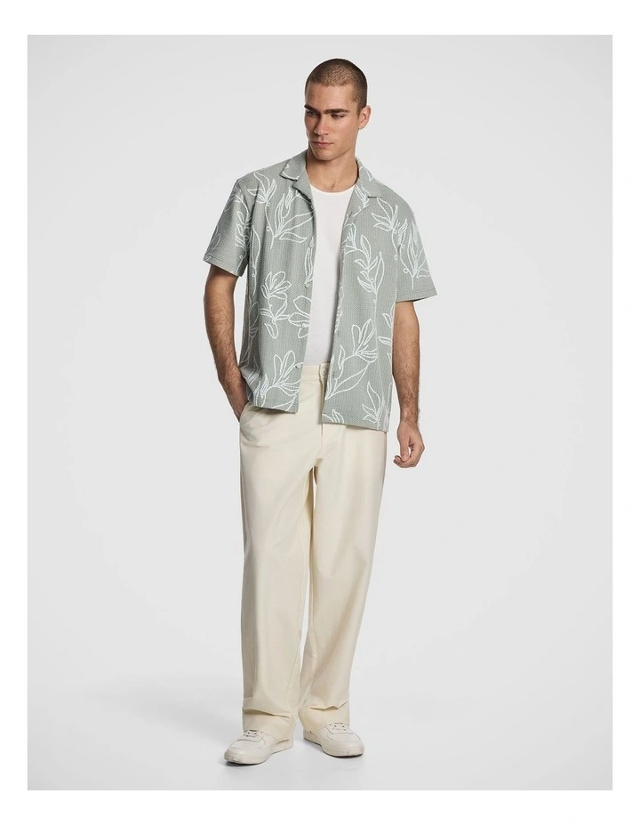 Dowsett Textured Shirt in Sage image 6