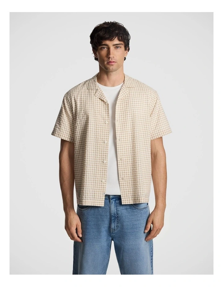Paddy Check Shirt in Natural image 1