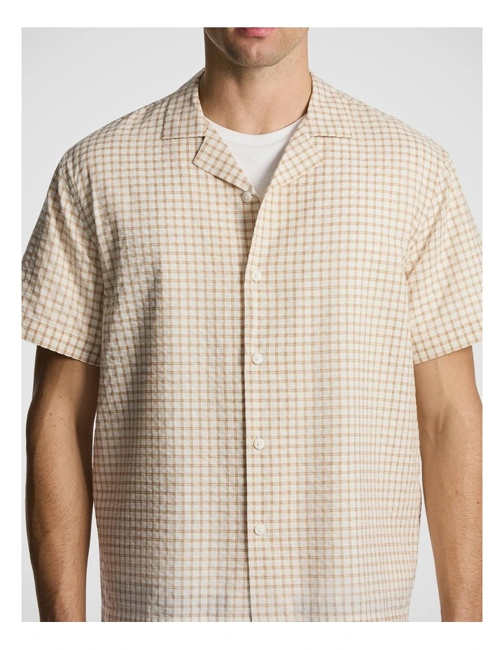 Paddy Check Shirt in Natural image 3