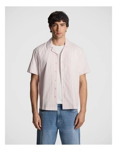 Kwesi Stripe Shirt in Pink
