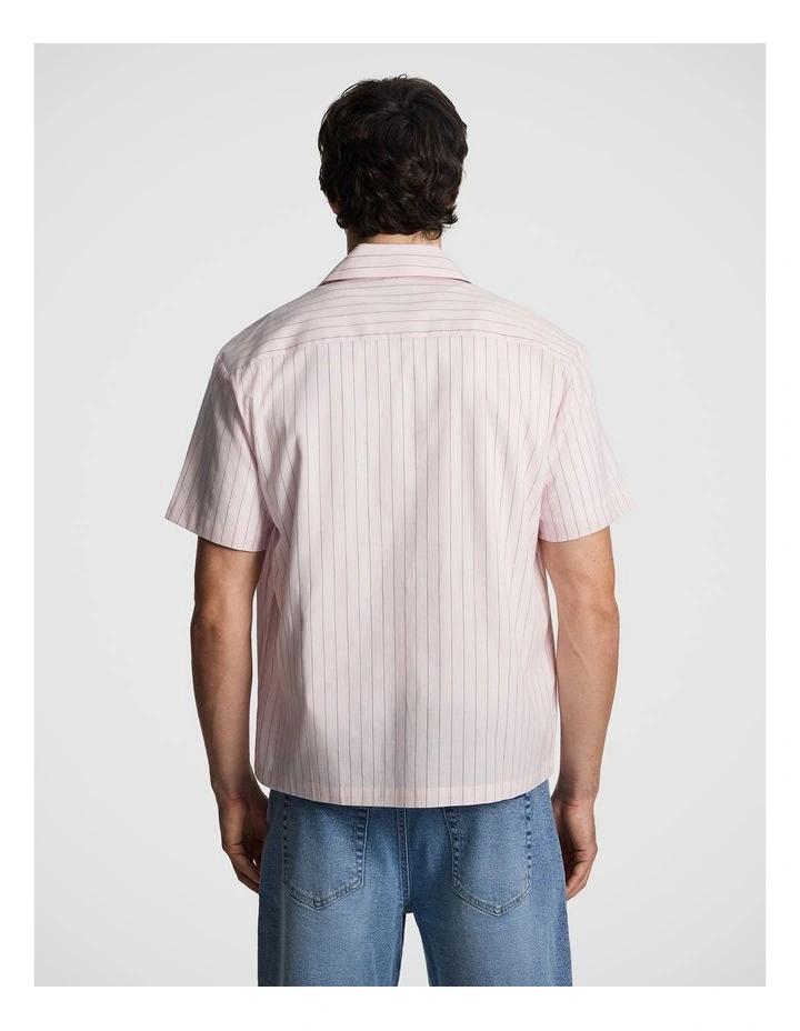 Kwesi Stripe Shirt in Pink image 2
