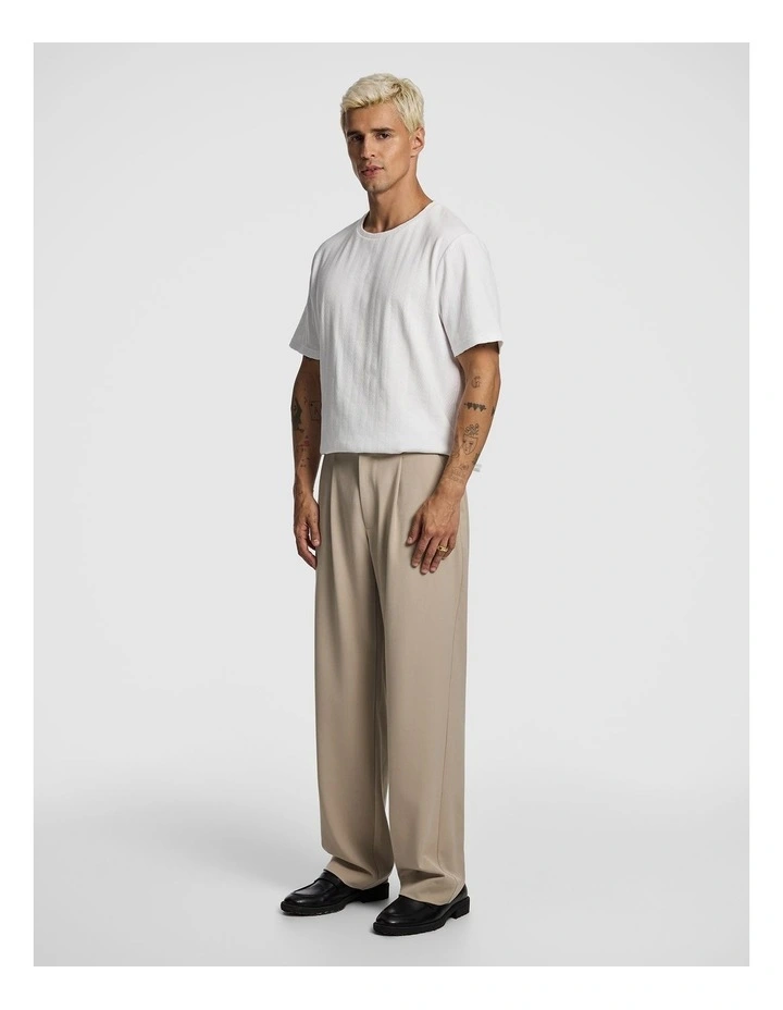Ranger Textured Tee in White image 4