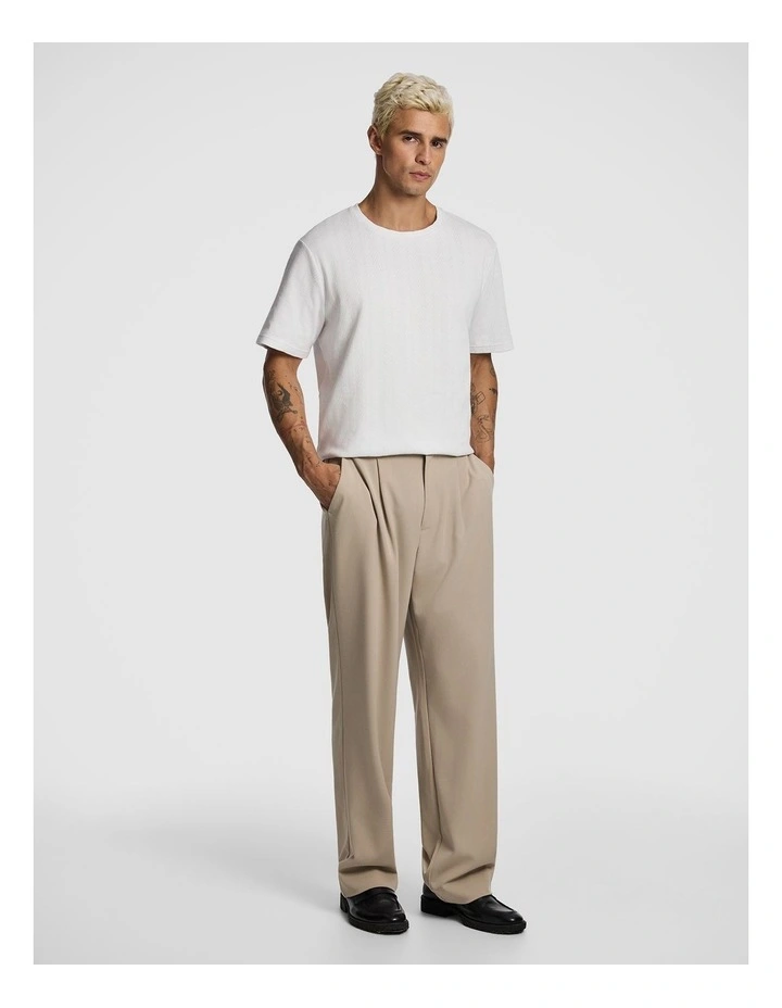 Ranger Textured Tee in White image 5