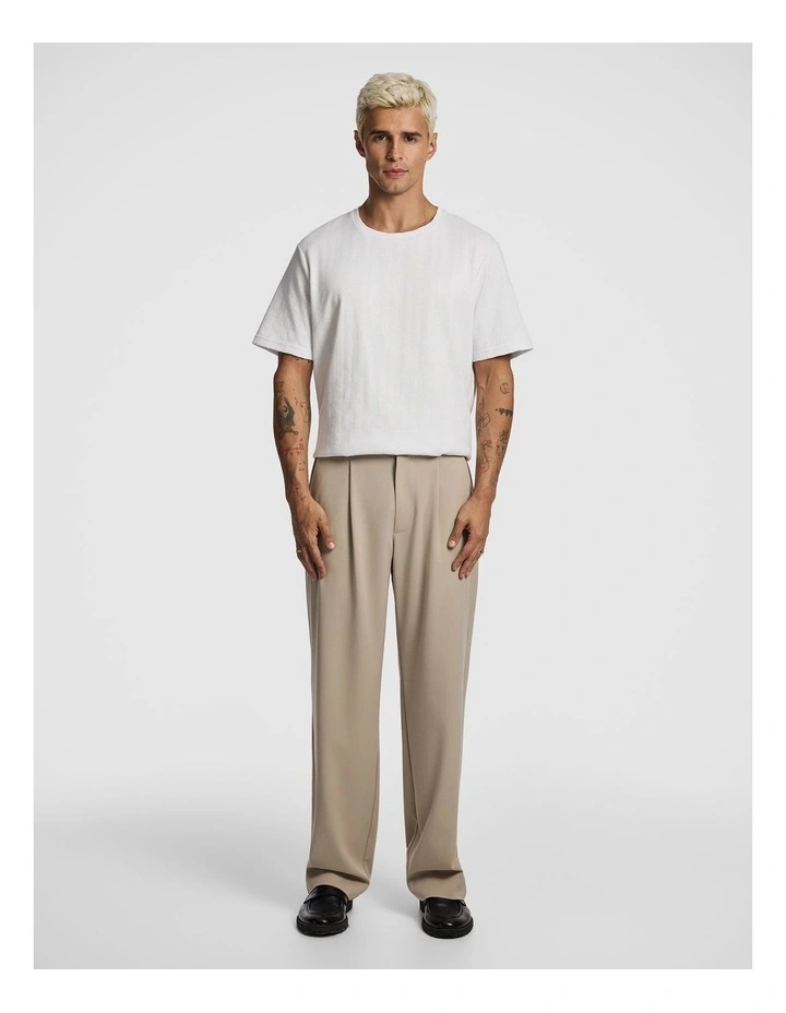 Ranger Textured Tee in White image 6