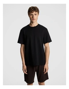 Lion Relaxed Tee in Black