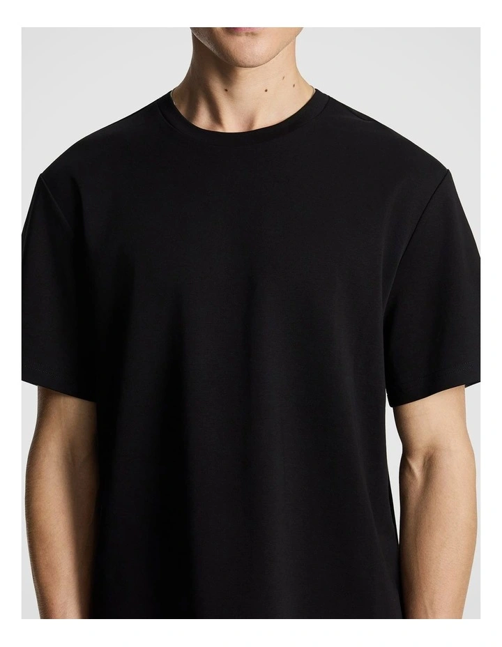 Lion Relaxed Tee in Black image 3