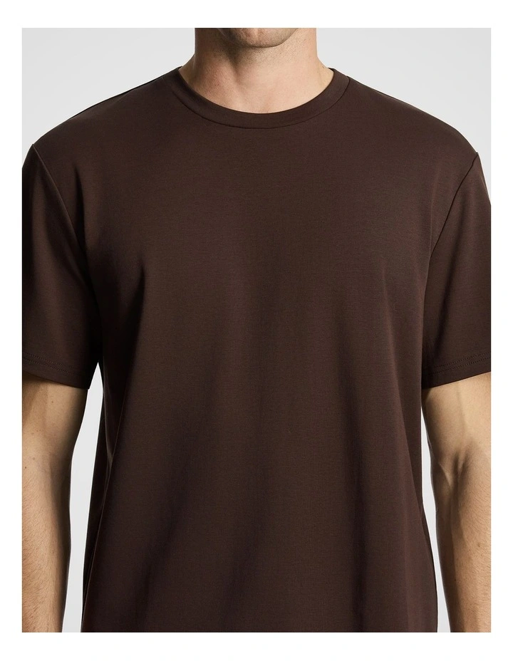 Lion Relaxed Tee in Chocolate image 3