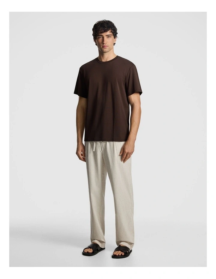 Lion Relaxed Tee in Chocolate image 4