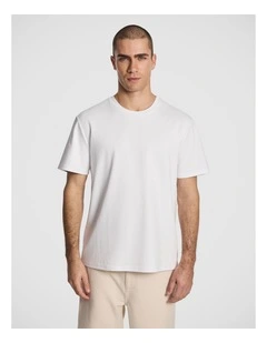 Lion Relaxed Tee in White