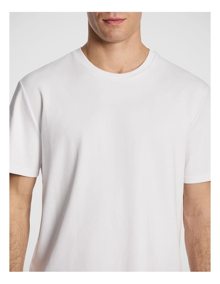 Lion Relaxed Tee in White image 3