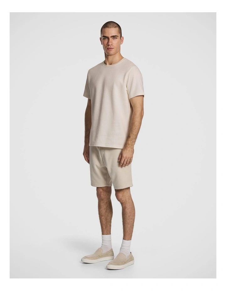 Blaine Textured Tee in Natural image 4