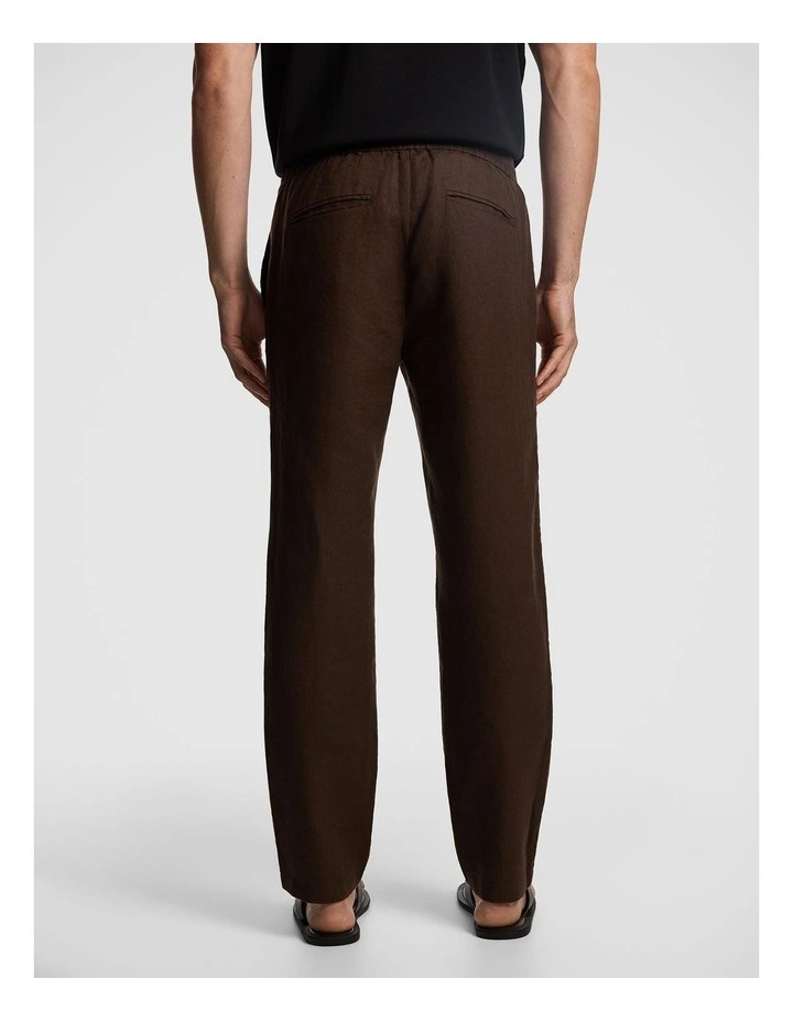 Rafina Relaxed Chino in Chocolate image 2