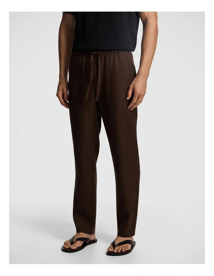 Rafina Relaxed Chino in Chocolate image 3