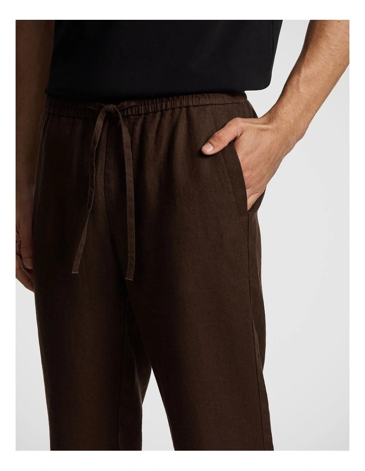 Rafina Relaxed Chino in Chocolate image 4