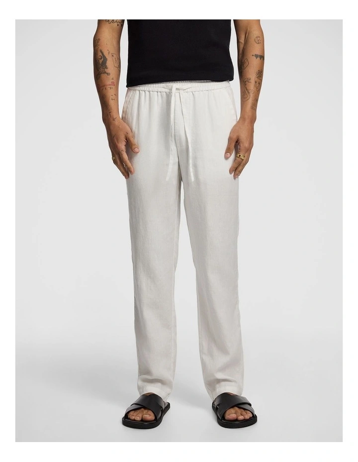 Rafina Relaxed Chino in White image 1