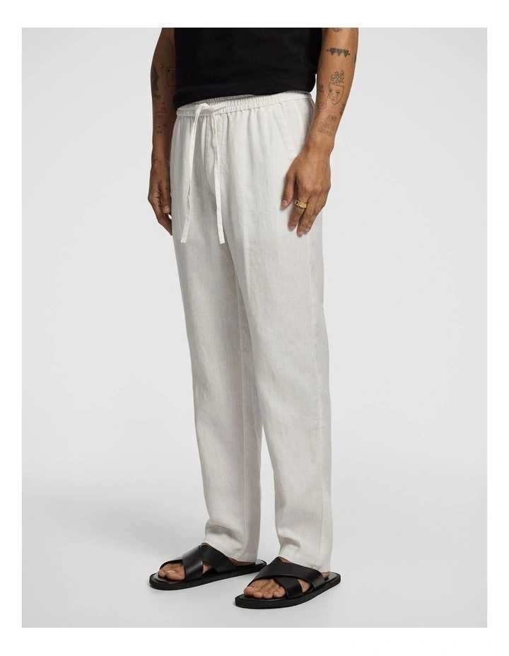 Rafina Relaxed Chino in White image 4