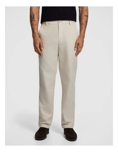 Rivera Cotton Linen Chino in Natural