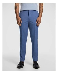 Alfredo Slim Dress Pant in Blue
