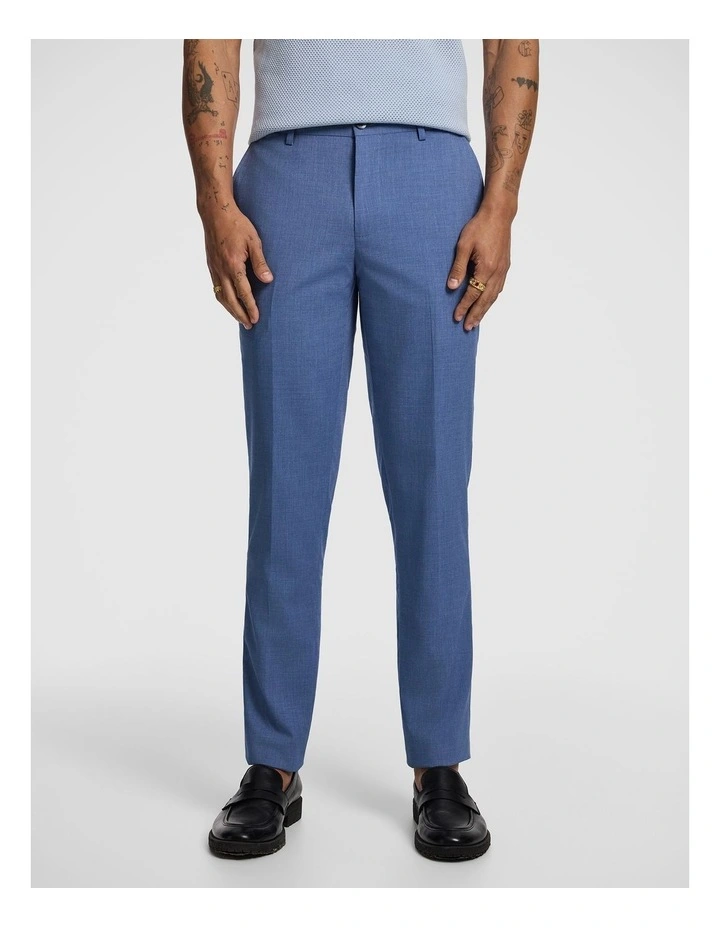 Alfredo Slim Dress Pant in Blue image 1
