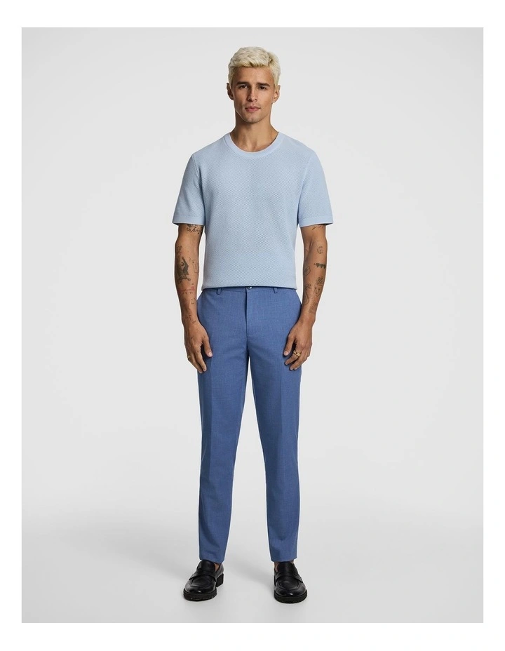 Alfredo Slim Dress Pant in Blue image 6