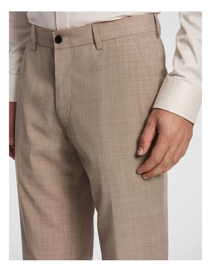 Cash Wool Blend Slim Dress Pant in Latte image 3