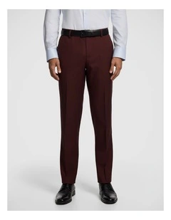 Marshal Slim Dress Pant in Rust