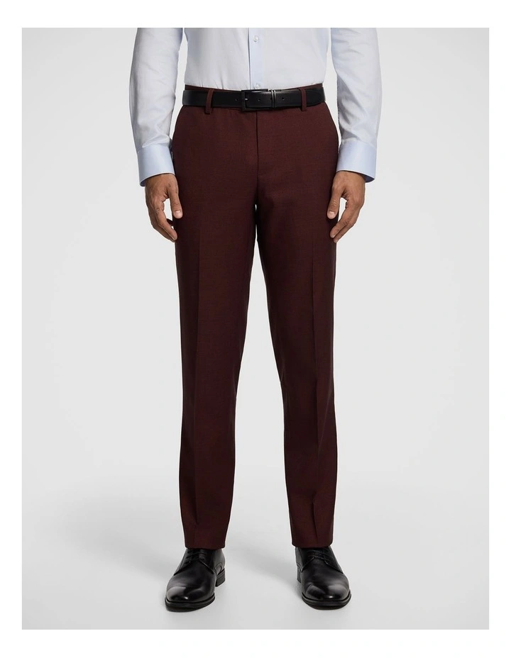 Marshal Slim Dress Pant in Rust image 1