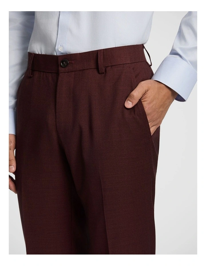 Marshal Slim Dress Pant in Rust image 2