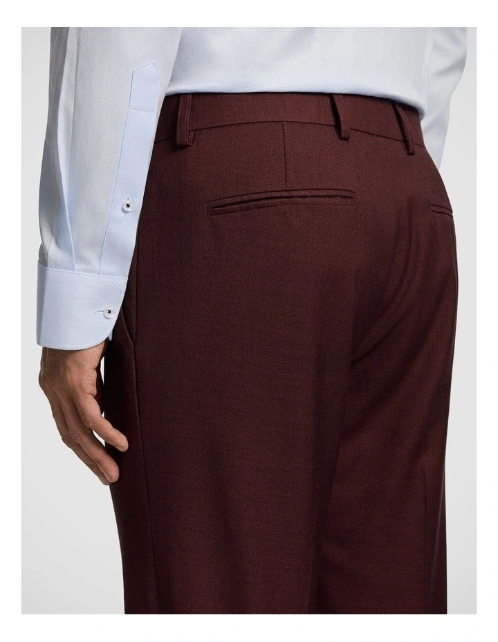 Marshal Slim Dress Pant in Rust image 4