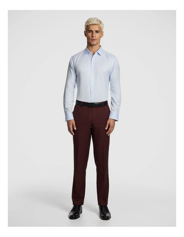 Marshal Slim Dress Pant in Rust image 7