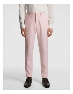 Flynn Slim Taper Dress Pant in Pink