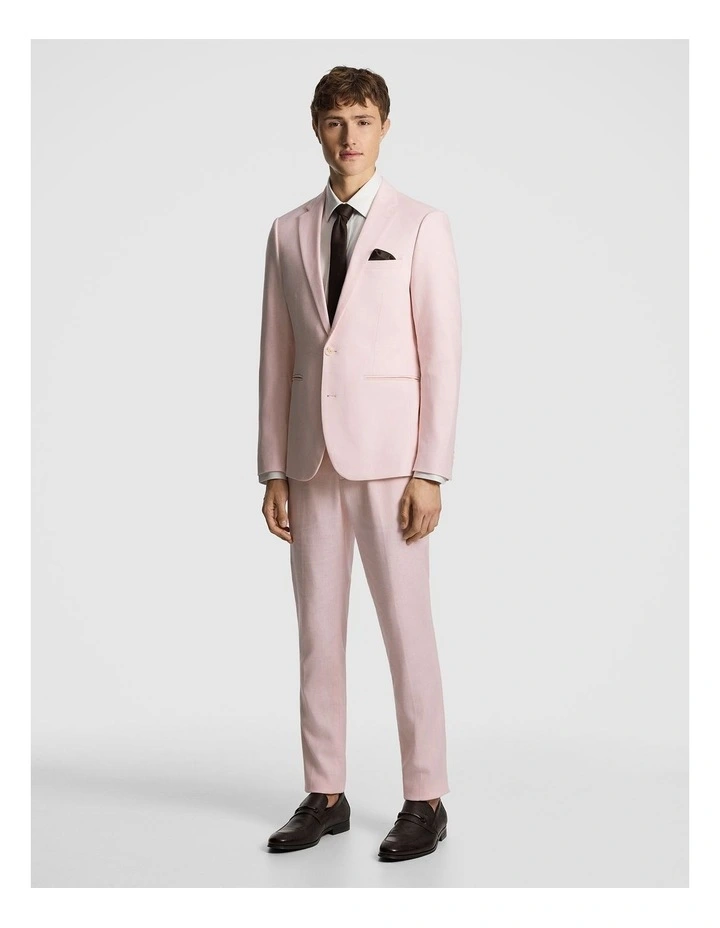 Flynn Slim Taper Dress Pant in Pink image 5