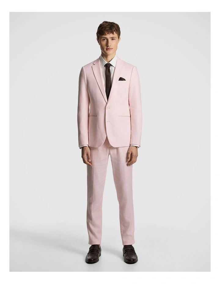 Flynn Slim Taper Dress Pant in Pink image 6