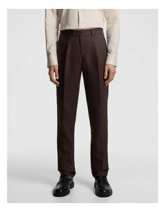 Santos Slim Dress Pant in Chocolate