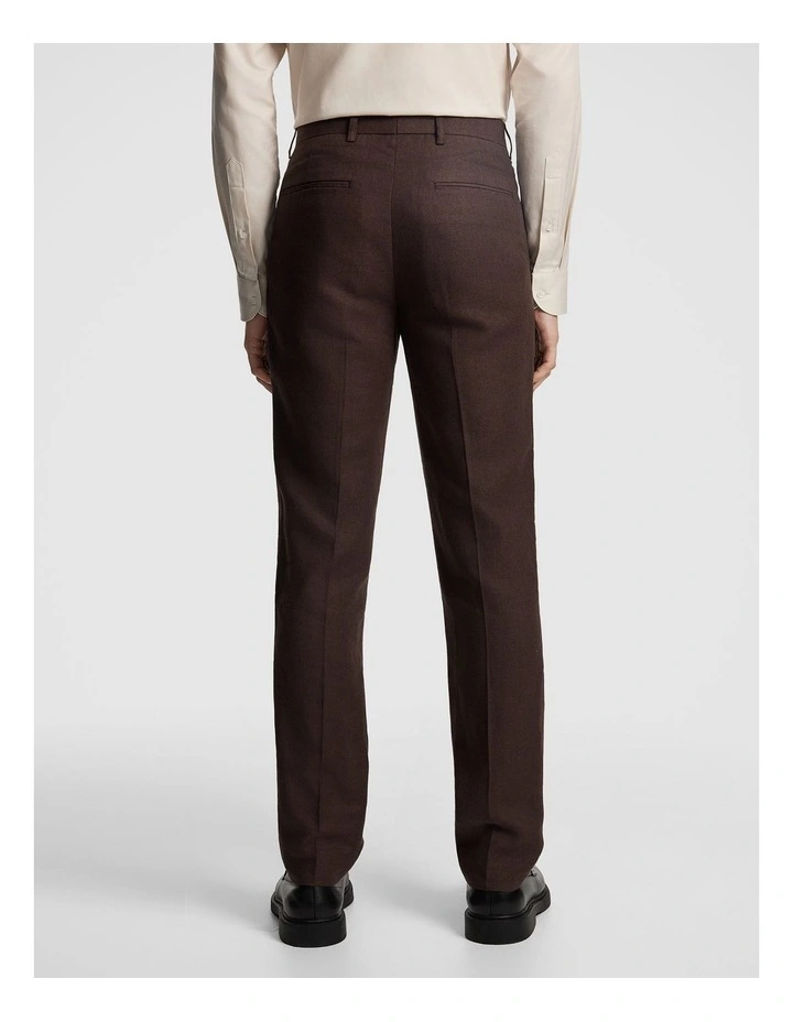Santos Slim Dress Pant in Chocolate image 3