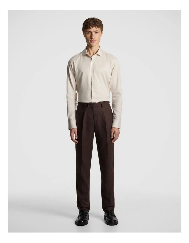 Santos Slim Dress Pant in Chocolate image 6
