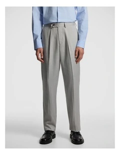 Odin Relaxed Fit Dress Pant in Stone