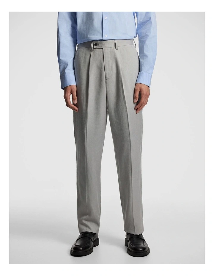 Odin Relaxed Fit Dress Pant in Stone image 1