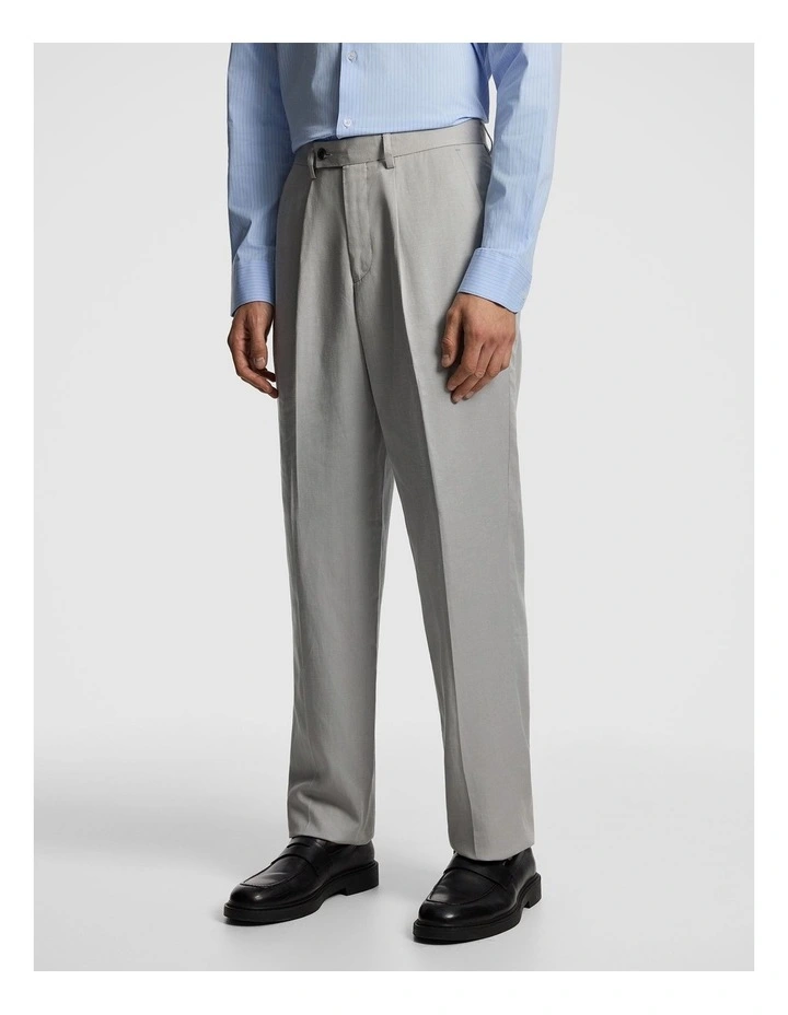 Odin Relaxed Fit Dress Pant in Stone image 2